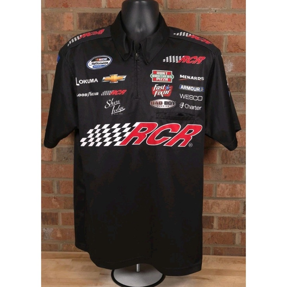 Brian Scott Richard Childress Racing Nationwide Series Nascar Pit Crew Shirt L